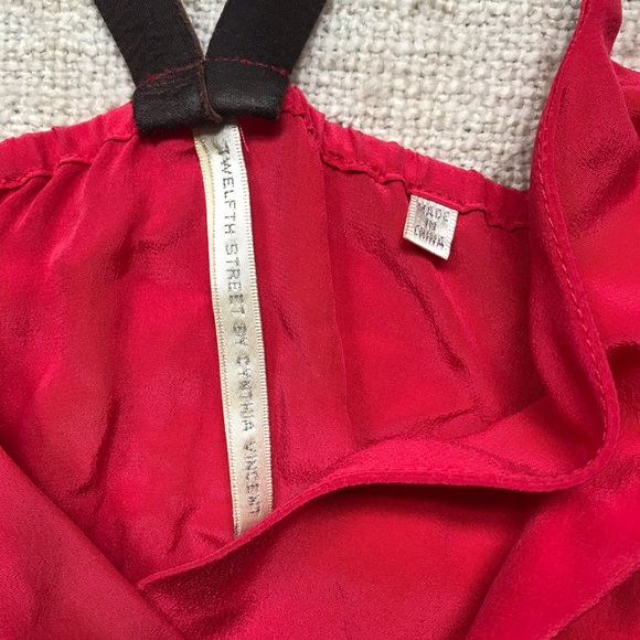 Twelfth Street Cynthia Vincent Pink Silk Jumpsuit - Picture 4 of 8